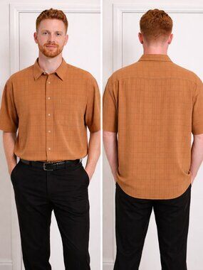 NWT Geoffrey Beene Short Sleeve Shirt XXL